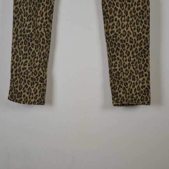 Levis 720 High Rise Supper Skinny Leopard Print Womens 34 Stretch 5 Pockets - Picture 4 of 10